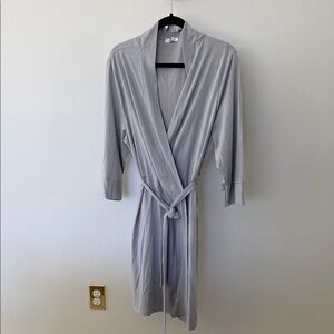 Soft Wrap Robe - Light Gray - Women's Intimates